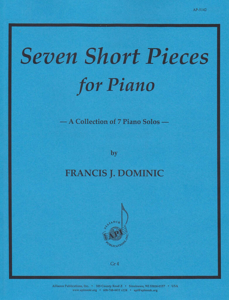 Seven Short Pieces for Piano